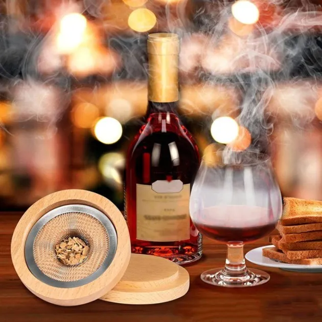 Houten Rookset Cocktailset
